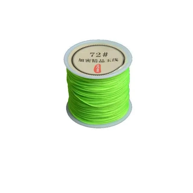 Vert clair / 0.4 mm 45 mètres Fil pour kumihimo