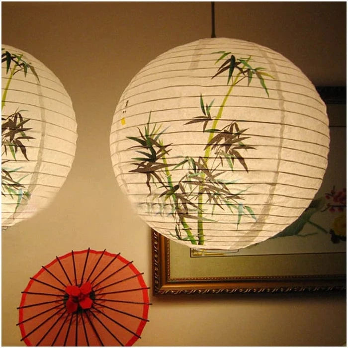 Lanterne Japonaise en papier Bambou