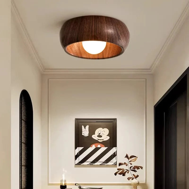 Marron Plafonnier japonais Marron