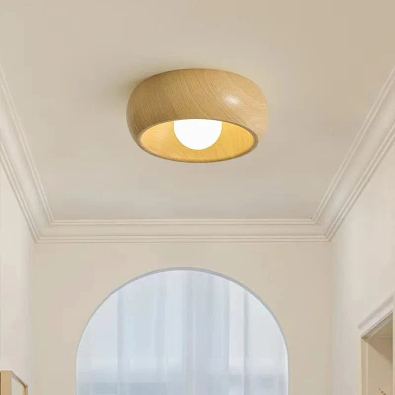 Bois Plafonnier japonais Marron