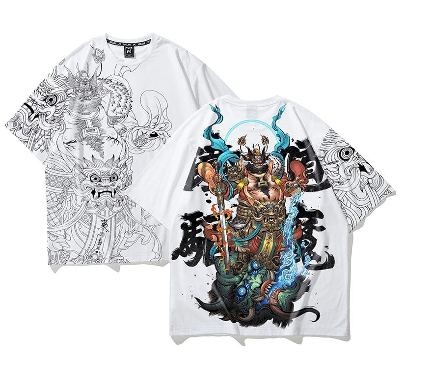 XS / Blanc T-shirt japonais