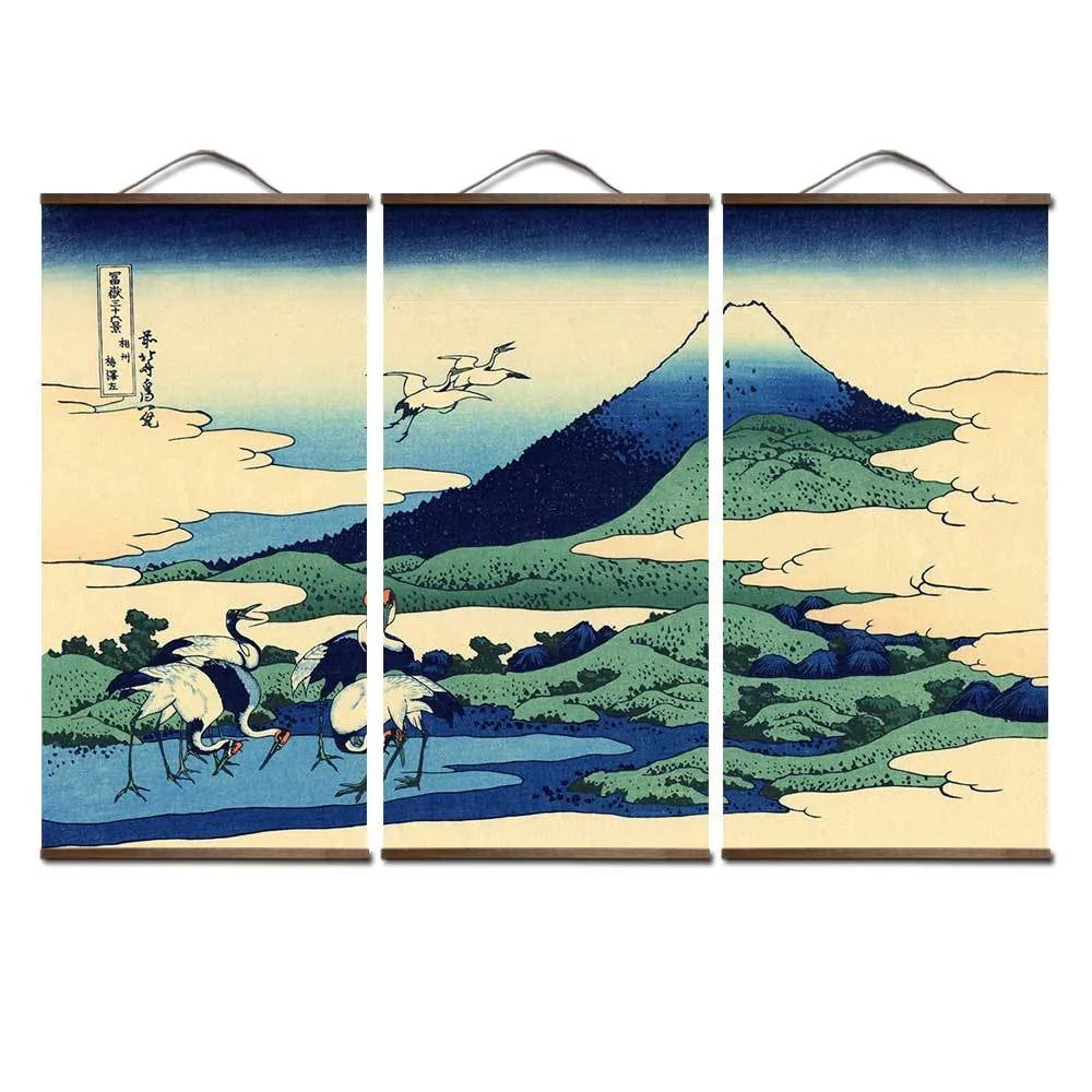 Tableau Japonais Soshū Umezawanoshō