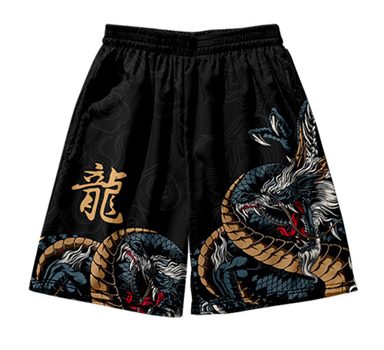 Short japonais Nihon no doragon